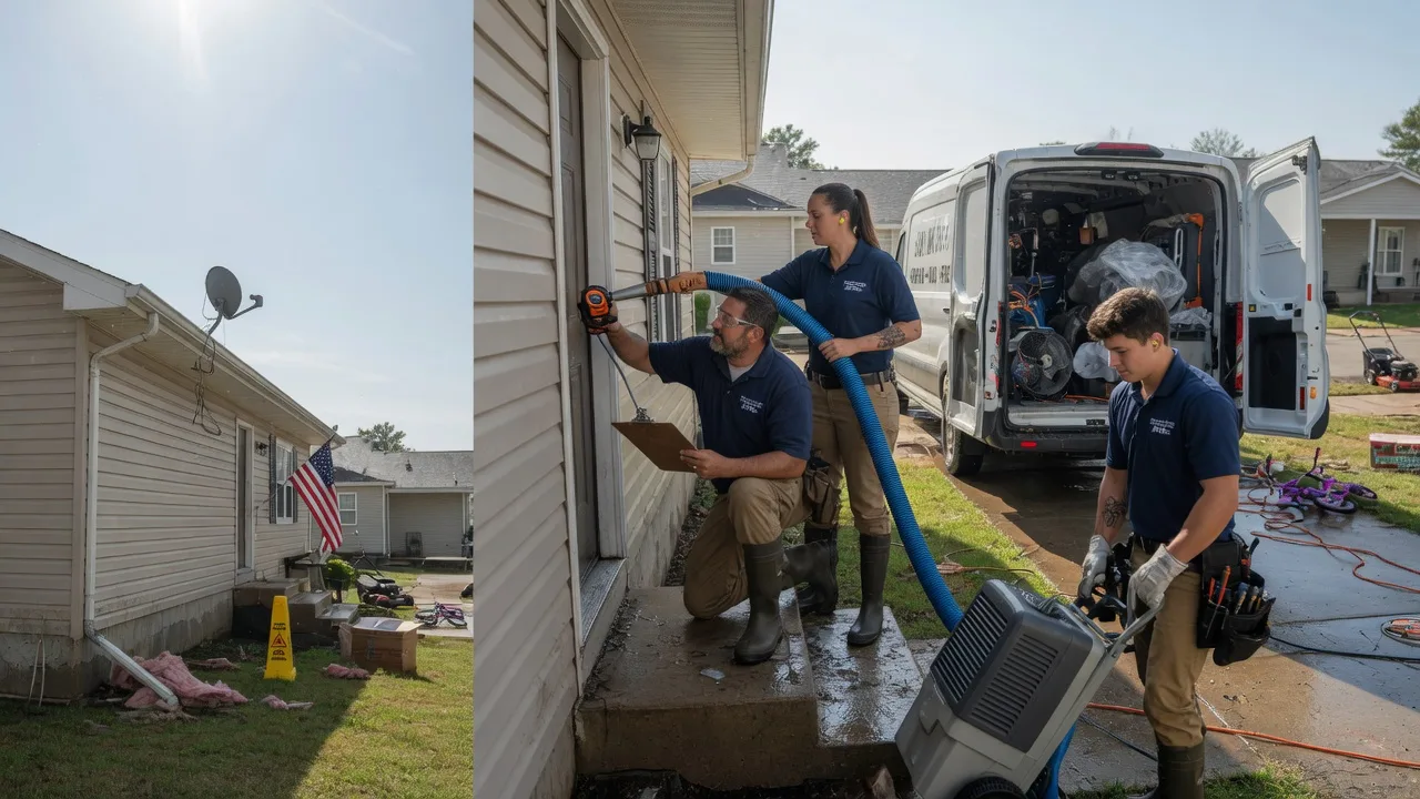 Ceiling Water Damage Restoration in Ruleville, MS near me